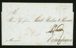 Förfilateli. Vackert brev daterat St Croix 1850, sänt till Danmark. Röd lösennotering på framsidan och baksidan div transitstämplar. Spännande objekt!