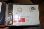 FDC. Stort parti mest 1950-60-tal men även lite äldre och nyare, i en flyttlåda.
