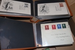 FDC. Stort parti mest 1950-60-tal men även lite äldre och nyare, i en flyttlåda.