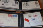 FDC. Stort parti mest 1950-60-tal men även lite äldre och nyare, i en flyttlåda.