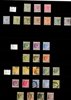 CYPERN. Mycket välfylld samling 1880-1960 på blad, blandat stpl/ost och mindre del xx. Mycket högt katalogvärde.