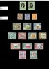 CYPERN. Mycket välfylld samling 1880-1960 på blad, blandat stpl/ost och mindre del xx. Mycket högt katalogvärde.