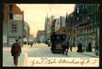 Malmö, Södergatan med hästdragen spårvagn. Postgånget -04.