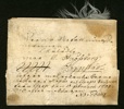 KRONOPOST. Fjäderbrev till kronobefallningsmannen välädle herr Olof Frössberg (död 1817) vid Toggestad på Orust som avgår med ridande kronorättare i Högås och Torp.
Sänt från Torp 10 feb 1809.
