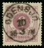 F20k. ODENSJÖ 10.3.1878. Någon aningen kort tand, men vackert!
