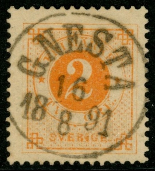 F40. GNESTA 16.8.1891. Prakt!
