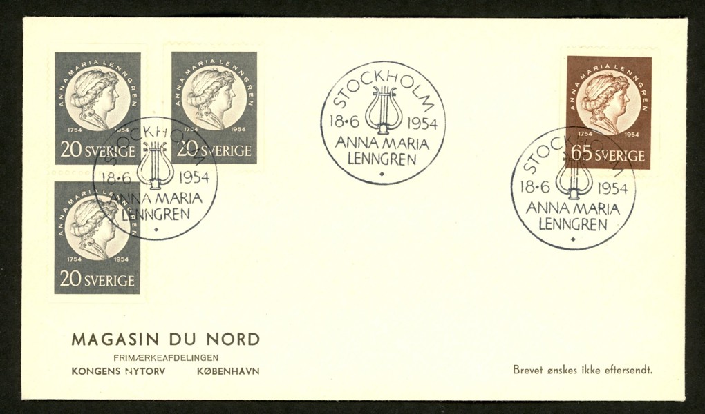 18.6.54. Vinjett "Magasin Copenhagen"