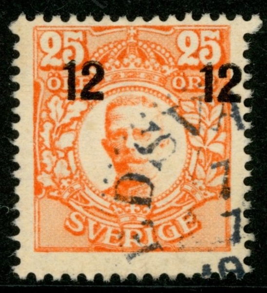 F100v1. Stpl ex med variant förskjutet påtryck. F 500 kr
