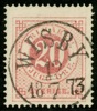 F22c. WISBY 12.7.1873. En kort tand t.h. men ändå mycket vackert! Nyanserat av Mats Nilsson.