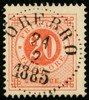 F33f. ÖREBRO 24.2.1885. Fräscht ex, nyansbestämt av Mats Nilsson.