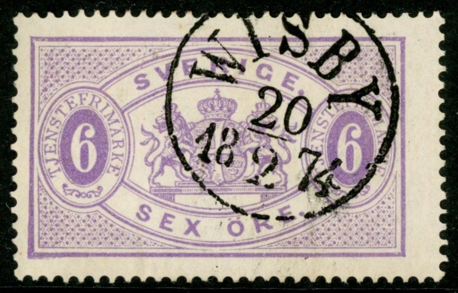 Tj4a. WISBY 20.2.1874. Fräscht ex nyanserat av Mats Nilsson.