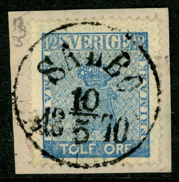 F9. SALBO 10.5.1870 på vackert klipp.