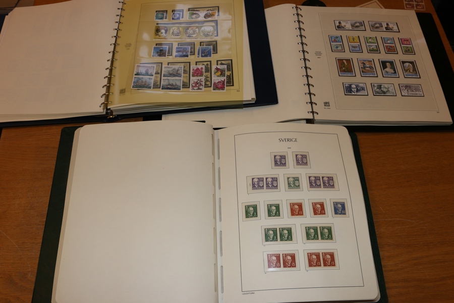 Komplett xx samling 1938-1999 i tre förtrycksalbum, inkl alla BC-CB-par m.m.