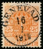 Tj51. GENEVAD 16.7.1919. Obet mjukt veck och liten fläck. Ändå ovanligt vackert.