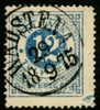 F21. WADSTENA 29.9.1875 med tydligt skruvavtryck. Små veck i övre höger hörn + vht.