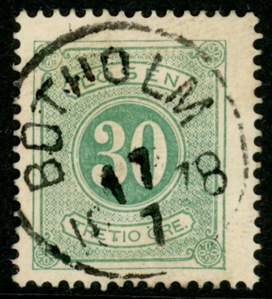 L8. Ovanlig stämpel BOTHOLM 17.7.1878