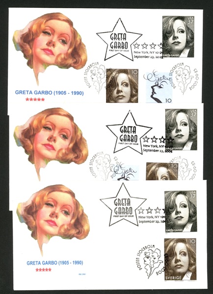 03.09.23. Lot tre fdc med olika frankeringar