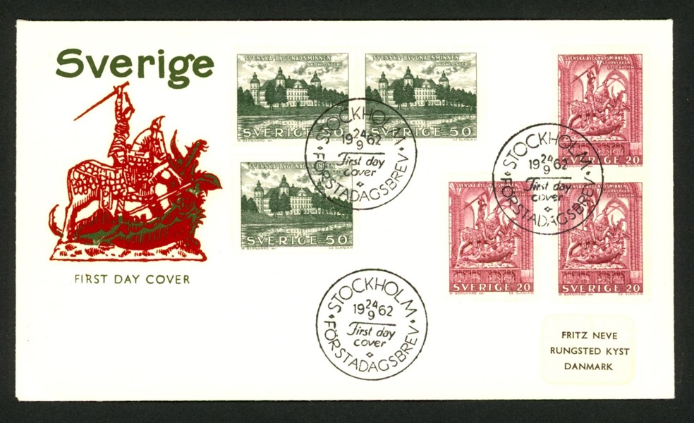 24.9.62. FDC med vinjett enl bild