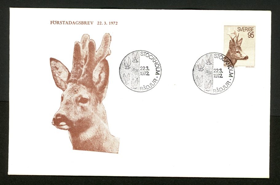22.3.72. FDC med vinjett enl bild
