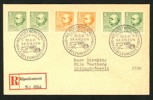 30.8.41. Serie med de 2-sidiga i par. Rek bilpostkontoret.