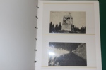 Alvastra och Omberg. Samling i visiralbum med totalt ca 80 kort, mest i äldre formatet. Ca hälften är på klosterruinen, övriga är blandat turisthotellet och naturens omgivningar. Fin samling!