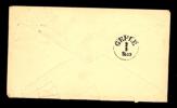 Chile. Frankokuvert till Sverige "via Andes" stpl VALPARAISO 4.IV.99. Baksidan ank stpl GEFLE 2.5.1899. Ovarsamt öppnat med pappersförluster, men en ovanlig försändelse.