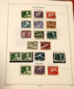Samling 1856-1970-tal i Facit-album. Innehåller svarta och bruna lokal, kpl vapen, lejon inkl 3 öre typ 1 (kht), välfyllt avsnitt ringtyp m.m. 1900-talet är av enklare karaktär med många luckor, b...