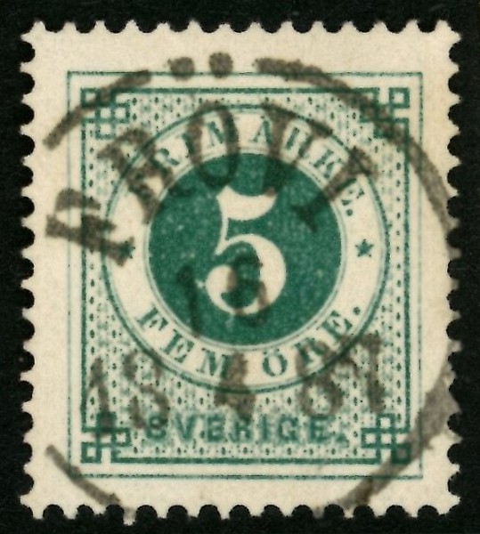 F43. FRÖVI 16.4.1887. Prakt-lyxexemplar