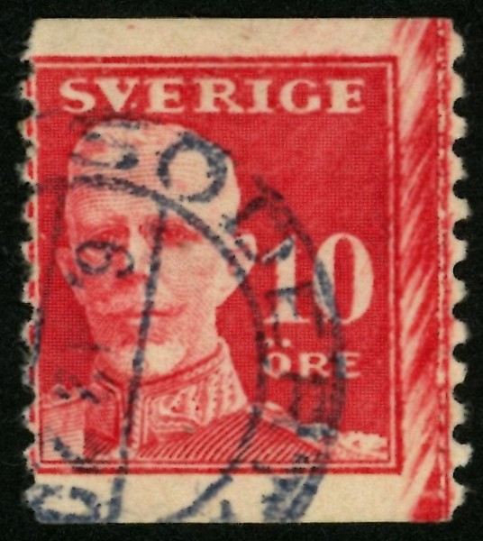 F149A. Ovanligt kraftigt "blödande" skarvlinje.