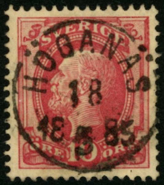 F39. HÖGANÄS 18.5.1885. Lyx
