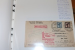 TYSKLAND. KATAPULT-POST. Samling med mer än 60 försändelser sända med den tyska katapultposten 1929-35, via ångarna "Bremen" och "Europa" i Nordatlanten.