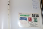 TYSKLAND. KATAPULT-POST. Samling med mer än 60 försändelser sända med den tyska katapultposten 1929-35, via ångarna "Bremen" och "Europa" i Nordatlanten.