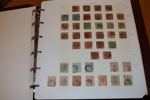 Välfylld samling inklusive Grönland 1851-2010 i album med hemgjord montering.