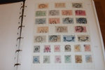 Två album med en stpl samling 1855-2022. Monterad på neutrala blad med en del vapen, landstorm, Kongress till 1 krona och Förening till 80 öre. Inga par. Ganska mycket material även på 2000-talet. 