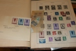 SCHWEIZ. Parti/samling i insticksalbum med en del äldre, bäst värde i några blockutgåvor inkl NABA 1934 (stpl). 