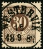 F47. WESTERVIK 15.9.1887. Sned centrering men perfekt tandning och stämpel!