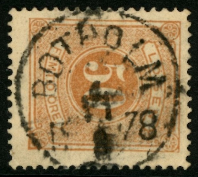 L9. BOTHOLM 11.X.1878. Ovanlig stämpel.