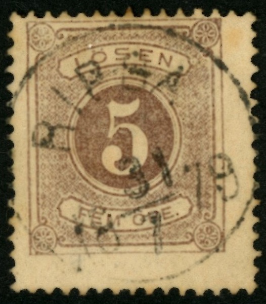 L3. RIPSA 31.7.1879. Smärre åldersfläckar. Postal 400 kr