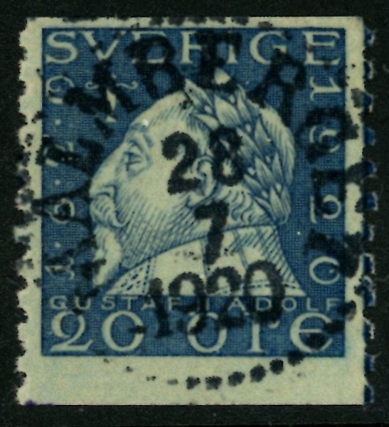 F152A agrg-ppr. MALMBERGET 28.7.1920. OBS - stämplat första dagen!