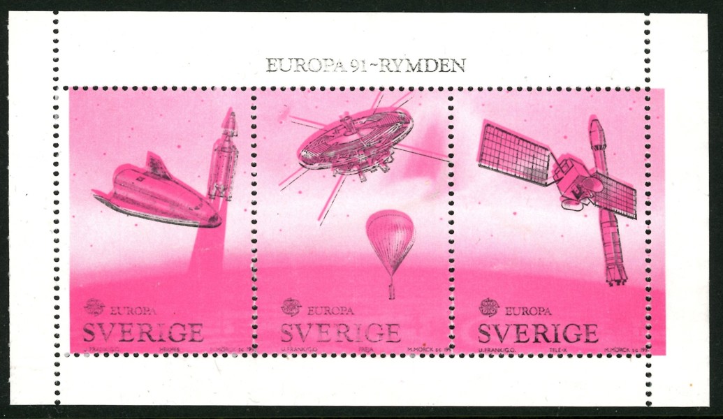 F1680-82P. Provtryck i rosa färg, utan valör. Ovanligt.