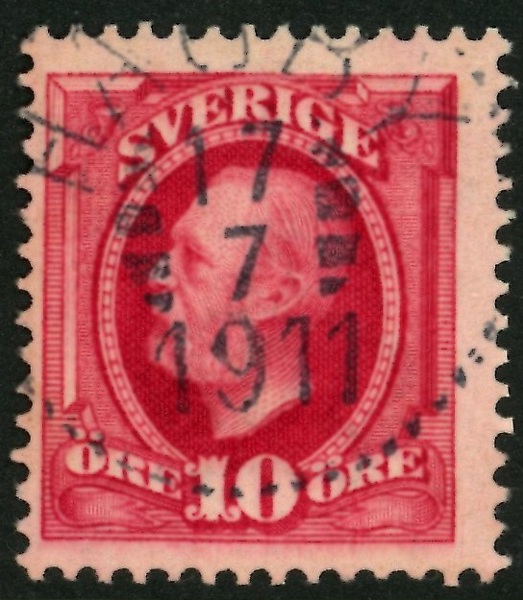HAGBY 17.7.1911. Ovanlig stpl.