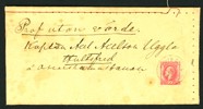 Varuprov. Vackert brev med påskrift "prof utan värde", frankerat med 10 öre boktryck stpl WESTER BJÖRSÄTER 29.8.1885. På baksidan transitstpl MARIESTAD samma datum. Sällsynt försändelse!