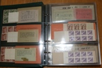 Samling häften 1938-1980 i album. Flera bättre tidiga inkl handgjorda och många med markeringar. Ogenomgånget på typer och markeringar från 50-talet och framåt, fyndchans!