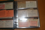 Samling häften 1938-1980 i album. Flera bättre tidiga inkl handgjorda och många med markeringar. Ogenomgånget på typer och markeringar från 50-talet och framåt, fyndchans!