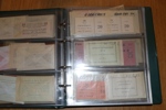 Samling häften 1938-1980 i album. Flera bättre tidiga inkl handgjorda och många med markeringar. Ogenomgånget på typer och markeringar från 50-talet och framåt, fyndchans!