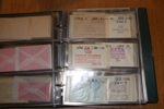 Samling häften 1938-1980 i album. Flera bättre tidiga inkl handgjorda och många med markeringar. Ogenomgånget på typer och markeringar från 50-talet och framåt, fyndchans!