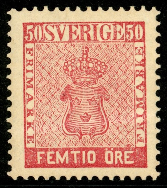 F12N1. Ostämplat praktex av 1885 års nytryck. F 900 kr+