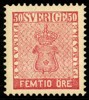 F12N1. Ostämplat praktex av 1885 års nytryck. F 900 kr+