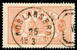 Tj6. ROSLAGSBRO 26.3.1883 + del av WÄRDE-stämpel. Trevligt objekt.