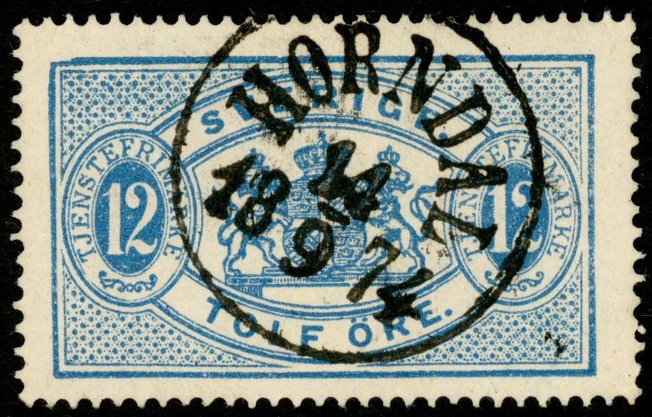 Tj5. HORNDAL 14.9.1874. Vackert ex från första året!
